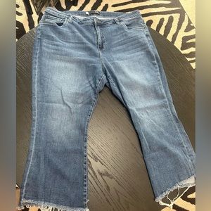 Kut crop jeans size 18W
